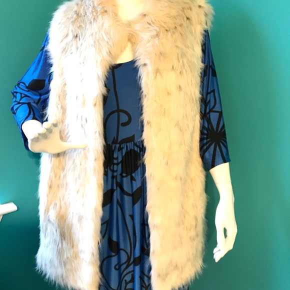 👚 Rachel Zoe Faux Fur Vest - Picture 1 of 5
